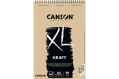 Schrijf- en tekenartikelen - Canson XL Kraft LD A4 90G Spiral 60 SH - 17-400039141