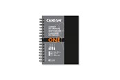 Schrijf- en tekenartikelen - Canson One Art Book 21.6x27.9 cm 100G Spiral 80 SH Portrait - 17-400039212