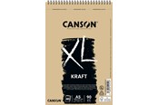Schrijf- en tekenartikelen - Canson XL Kraft LD A5 90G Spiral 40 SH - 17-400082832