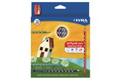 Schrijf- en tekenartikelen - Lyra Groove Slim 24-pack + Sharpener - 1-2821240
