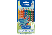 Schrijf- en tekenartikelen - Lyra Groove 10 pcs BL - 1-3811100