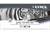 Schrijf- en tekenartikelen - Lyra Hard Pastel Grey Tones Set 12 pcs - 1-5641122
