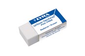 Schrijf- en tekengerei - Lyra Plastic Eraser  Sleeved White 30-pack - 1-7413300