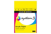 Schrijf- en tekenartikelen - Daler-Rowney System3 Acrylic Pad 20 Sheets 230G A5 - 16-403600500