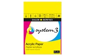 Schrijf- en tekenartikelen - Daler-Rowney System3 Acrylic Pad 20 Sheets 230G A4 - 16-403600400