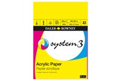 Schrijf- en tekenartikelen - Daler-Rowney System3 Acrylic Pad 20 Sheets 230G A3 - 16-403600300