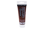 Schrijf- en tekenartikelen - Daler-Rowney Graduate Acrylic 120 ml Burnt Umber - 16-123120225