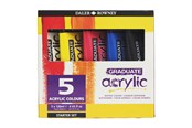 Schrijf- en tekenartikelen - Daler-Rowney Graduate Acrylic Starter Set 5x120 ml - 16-123900100