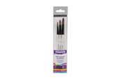 Schrijf- en tekenartikelen - Daler-Rowney Graduate Synthetic Round Brush Set 3 pcs - 16-212530007