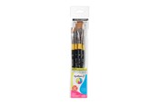 Schrijf- en tekenartikelen - Daler-Rowney System3 Wallet Brush 401 4 pcs - 16-281300401