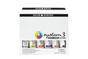 Schrijf- en tekenartikelen - Daler-Rowney System3 Heavy Body Acrylic Primary Set 6x59 ml - 16-140900123