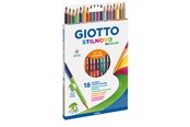 Schrijf- en tekengerei - Giotto Stilnovo Bicolor 18 pcs - 11-257200