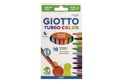 Schrijf- en tekengerei - Giotto Turbo Color 18 pcs BL - 11-073400