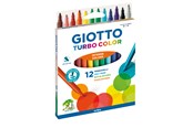 Schrijf- en tekengerei - Giotto Turbo Color 12 pcs BL - 11-071400