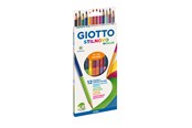 Schrijf- en tekengerei - Giotto Stilnovo Bicolor 12 pcs - 11-256900