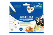 Schrijf- en tekengerei - Giotto Decor Materials Paint Markers 6 pcs BL - 11-453300