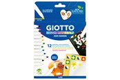 Schrijf- en tekengerei - Giotto Decor Materials Paint Markers 12 pcs BL - 11-453400