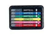 Schrijf- en tekengerei - Giotto Decor Textile 6 pcs BL - 11-500000