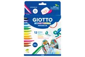 Schrijf- en tekengerei - Giotto Decor Textile Paint Markers 12 pcs BL - 11-494900