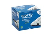 Schrijf- en tekengerei - Giotto Robercolor Chalks White Box 100-pack - 12-538800