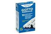 Schrijf- en tekengerei - Giotto Robercolor Chalks White Box 10-pack - 12-538700