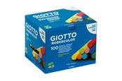 Schrijf- en tekengerei - Giotto Robercolor Chalks Assortd col. Box 100-pack - 12-539000