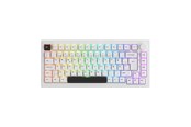 Toetsenbord - Akkogear 5075B Plus-S - Black&White - Akko V3 Lavender Purple Pro - Gaming Toetsenbord - Zonder Numpad - Universal - Wit - 6925758633338