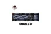 Toetsenbord - Keychron K10 Pro QMK/VIA Wireless RGB Hot Swap K Pro Brown - Gaming toetsenbord - Noords - Zwart - K10P-H3P-BO