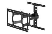 Muurbevestigingen, AV-bevestigingen & AV-meubels - Deltaco Office ARM-0258 - Ultra-Slim mounting kit - full-motion - for LCD TV / curved LCD TV - black - Max 60 kg - recommended for 75" - ARM-0258-B