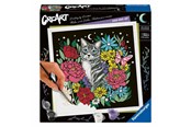 Creatief spelen - Ravensburger CreArt Pixie Cold Paint by Number - Cat - 25855 0
