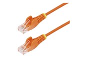 Netwerk - kabel - StarTech.com patch cable - orange - Oranje - 0.25m - N6PAT25CMORS