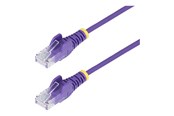 Netwerk - kabel - StarTech.com patch cable - purple - Paars - 0.25m - N6PAT25CMPLS