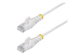 Netwerk - kabel - StarTech.com patch cable - white - Wit - 0.25m - N6PAT25CMWHS