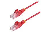 Netwerk - kabel - StarTech.com patch cable - red - Rood - 0.25m - N6PAT25CMRDS