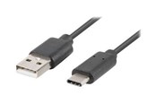 USB-kabel - Lanberg - USB-C cable - USB to USB-C - 1 m - CA-USBO-20CU-0010-BK