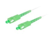Netwerk - kabel - Lanberg patch cable - 10 m - 10 m - white - Wit - 10m - FO-SASA-SS31-0100-WH