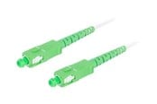 Netwerk - kabel - Lanberg patch cable - 10 m - 10 m - white - Wit - 10m - FO-SASA-SS21-0100-WH