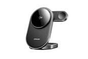Mobiel - Adapters & Opladers - Joyroom JR-W17 Qi 3-in-1 Wireless Inductive Charger - Black - JR-W17