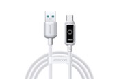 USB-kabel - Joyroom S-A55 StarFlight 66W USB-A - USB-C Cable 1.2m - White - S-A55 A-C 66W 1.2 white