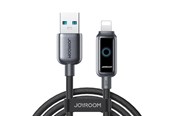 USB-kabel - Joyroom S-A55 StarFlight 3A USB-A - Lightning cable 1.2m - black - S-A55 A-L 3A 1.2m black