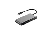 Docking station - Belkin Connect 7-in-1 USB-C Hub with Dual USB-C Ports - Silver - INC024HQSGY