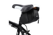 Fietsaccessoires - Wozinsky small bicycle saddle bag 0.6 l black (WBB8BK black) - 5907769300394