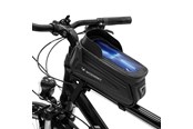 Fietsaccessoires - Wozinsky Bike Frame Bag with Phone Case 1.7L Black (WBB28BK) - 5907769301438