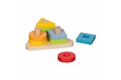 Speelgoed voor baby's - Goki Wooden Triangular Sorting Game - 58324