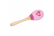 Houten speelgoed - Goki Wooden Maracas Heart - 61844