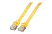 Netwerk - kabel - EFB NORDIC EFB-Elektronik patch cable - 1.5 m - yellow - Geel - 1m - K5545GE.1,5