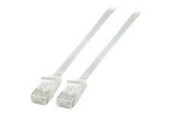 Netwerk - kabel - EFB NORDIC EFB-Elektronik patch cable - 50 cm - white - Wit - 0.5m - K8107WS.0,5