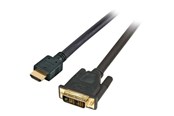 Beelscherm- en tv-kabel - EFB NORDIC EFB-Elektronik adapter cable - HDMI / DVI - 1 m - K5432SW.1