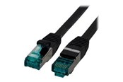 Netwerk - kabel - EFB NORDIC EFB-Elektronik patch cable - 1.5 m - black - Zwart - 1m - MK6001.1,5B