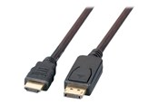 Beelscherm- en tv-kabel - EFB NORDIC EFB-Elektronik adapter cable - DisplayPort / HDMI - 3 m - K5561SW.3V2